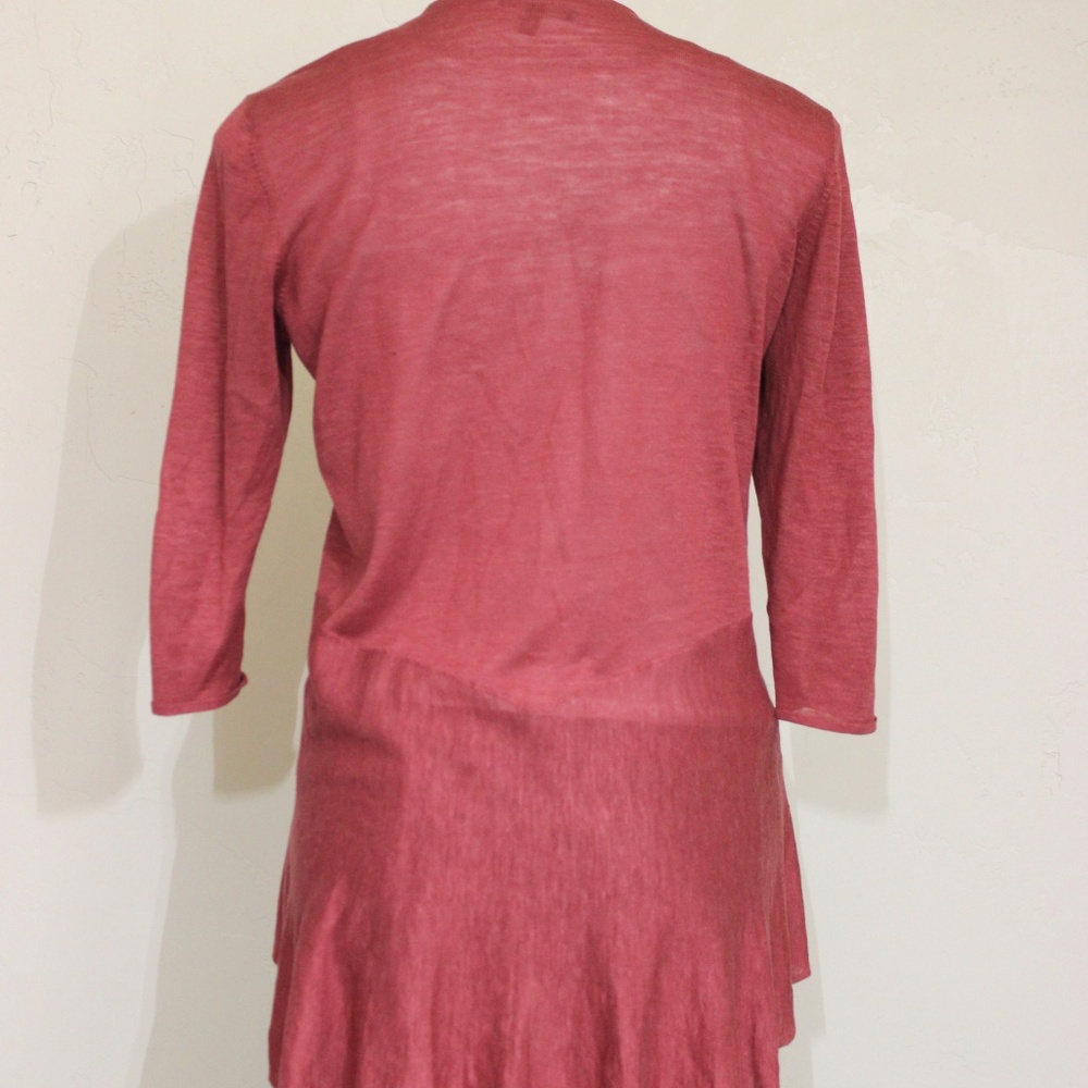 Eileen Fisher Silk Linen Open Front Knit Cardigan - Picture 5 of 8